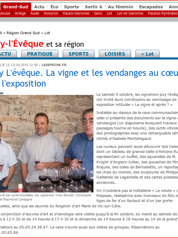 article la depeche