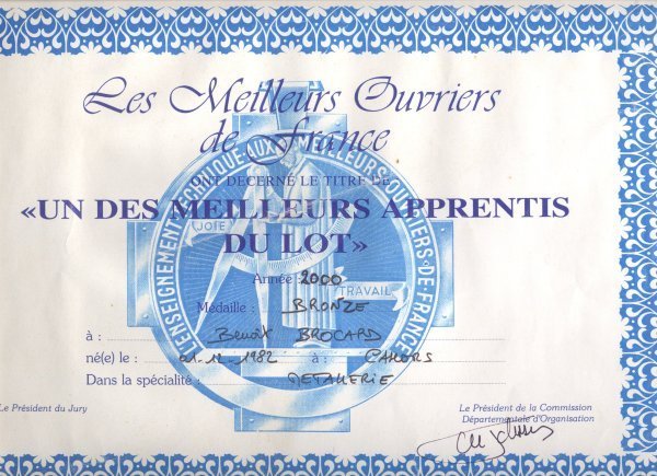 un des meilleurs apprentis du lot