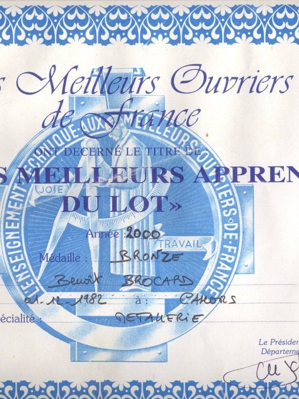 un des meilleurs apprentis du lot