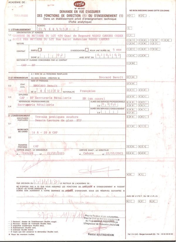 droit d'enseigner
